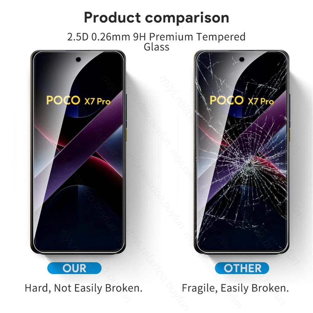 Poco X7 Pro 5G Case with Screen and Lens Protector | Military-Grade Slim Fit Tidesmit