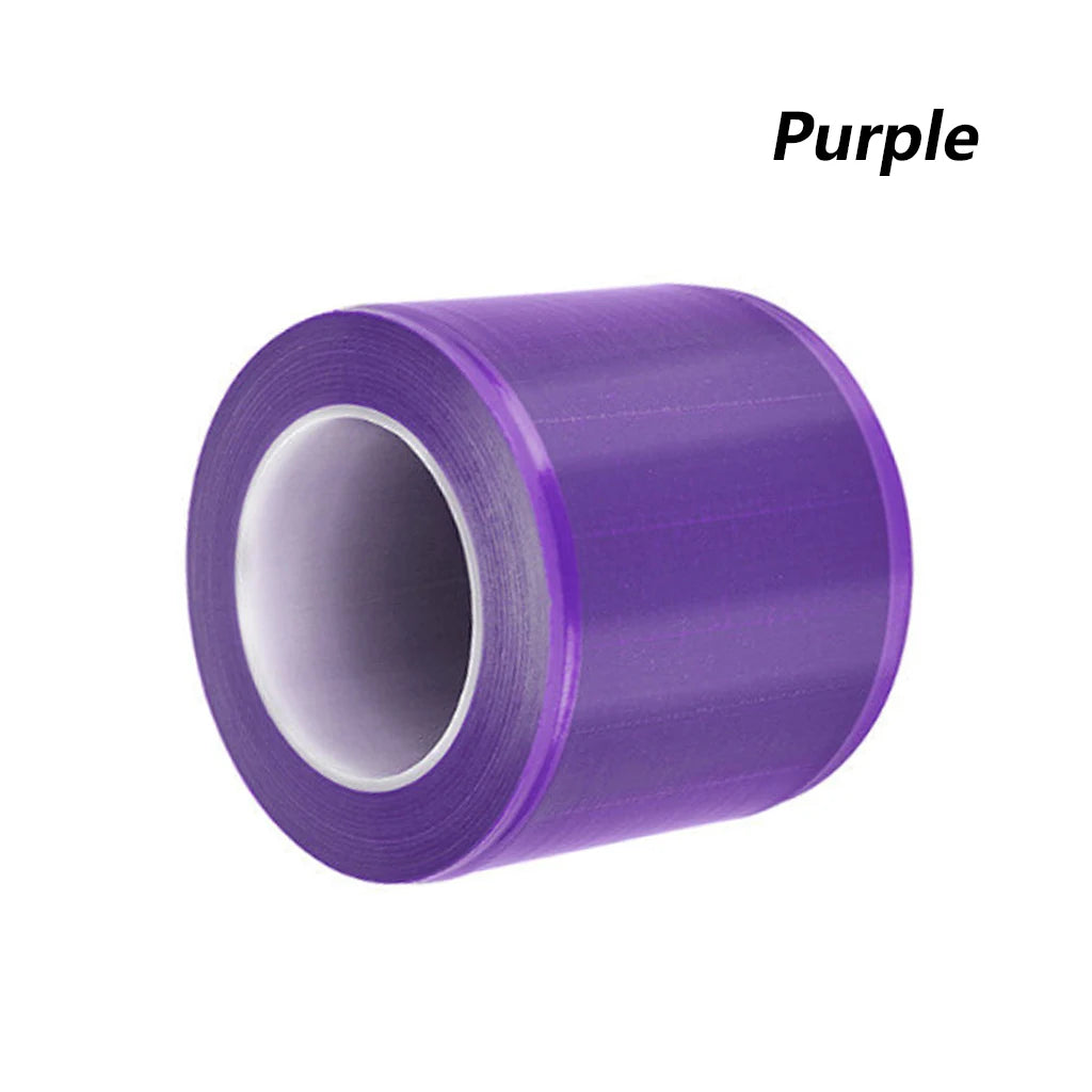 Dental Barrier Film Roll - 1200 Protective Sheets for PMU Machines Permanent Makeup Machines Purple Tidesmit