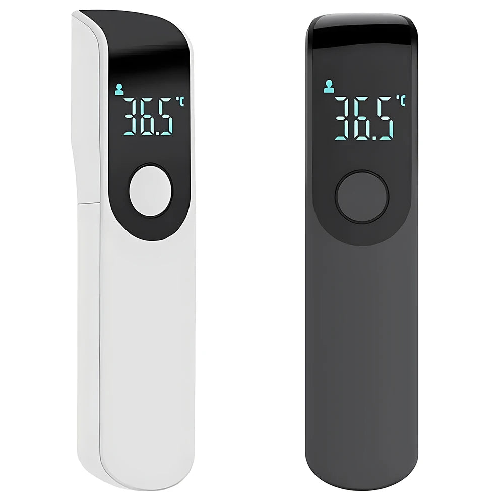 Thermometer Three-color Backlit Display Forehead Thermometer Digital Display Infrared Body Thermometer or Finger Pulse Oximeter