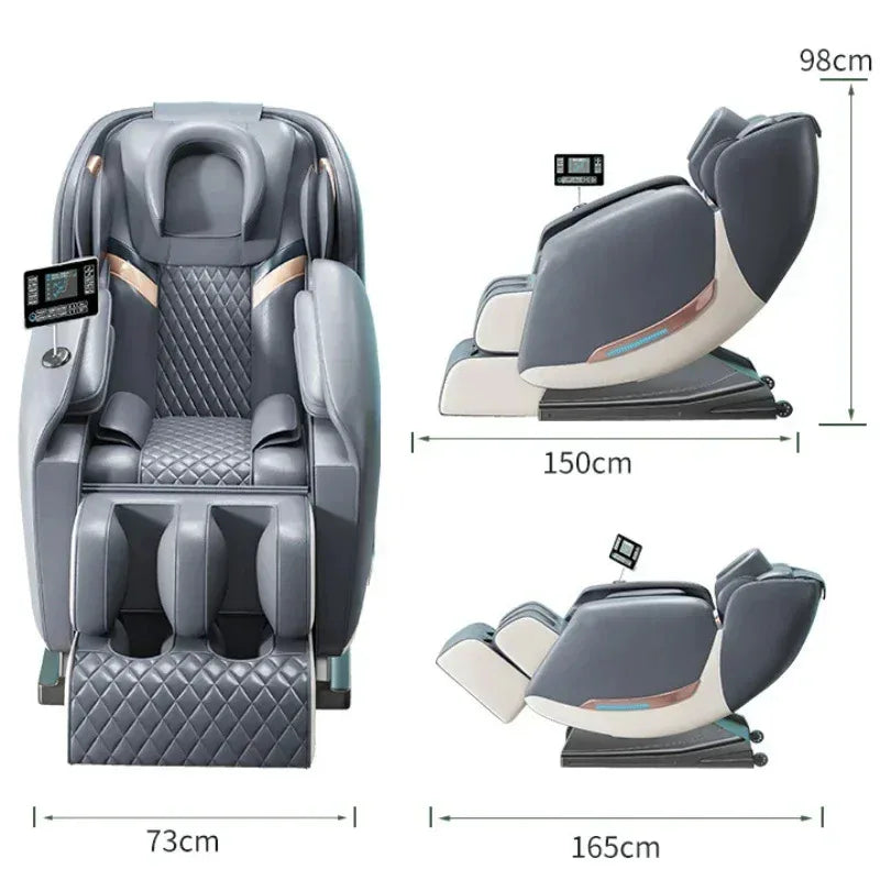 Massage Chair Recliner: Tibetan Blue Electric Sofa for Muscle Relief Massage Chairs Tidesmit