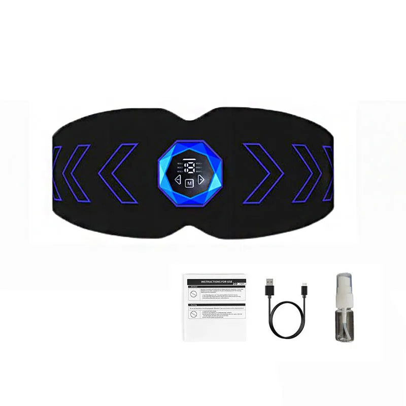 EMS Abdominal Toner Belt - Rechargeable Wireless Muscle Stimulator Body Shaping Massage Equipment 1Ab belt Tidesmit