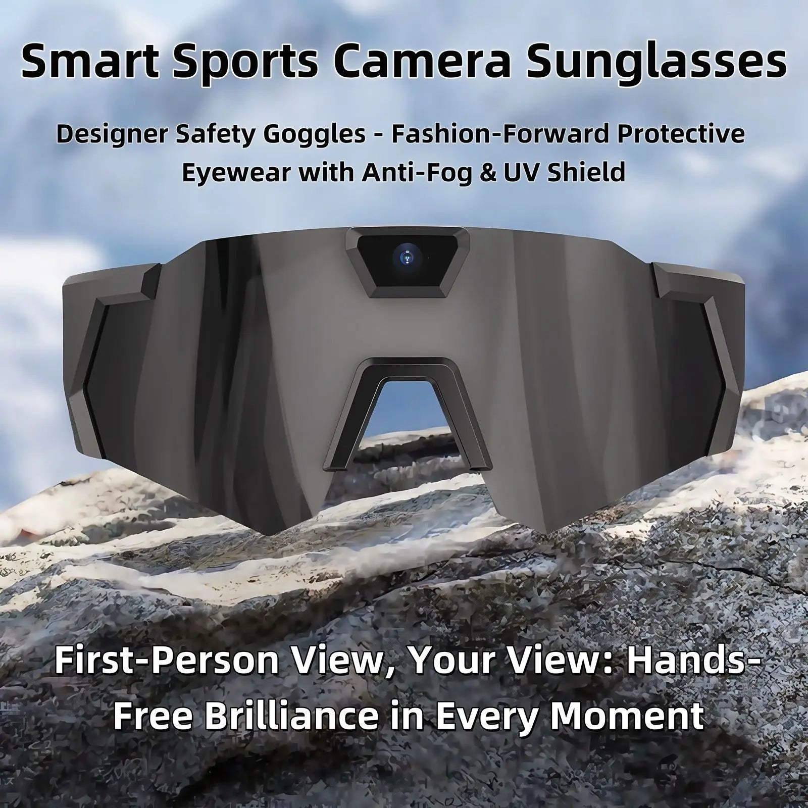 Smart Cycling Glasses with HD Camera - Windproof Sports Eye Protection Tidesmit