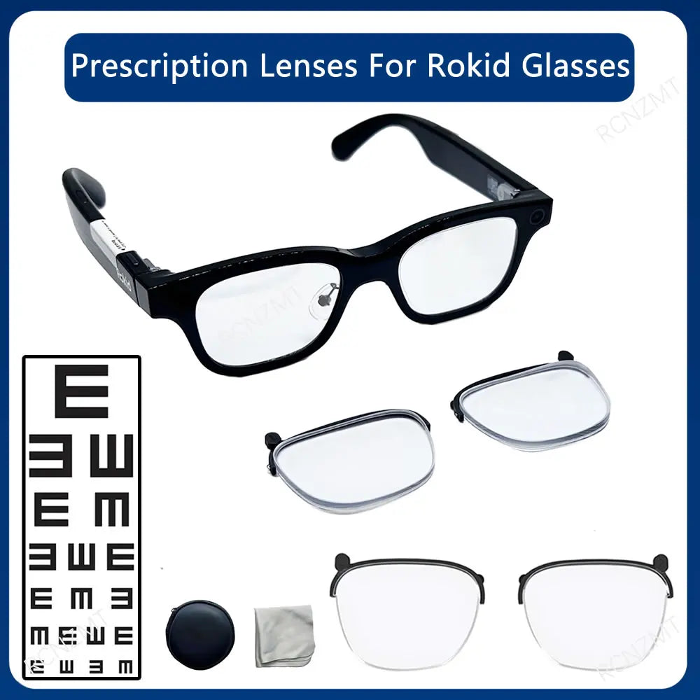 Magnetic Prescription Lens Kit for Rokid Max AR Smart Glasses Tidesmit