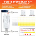 MALIIGAZA LED Stair Light 2PIR Motion Sensor Stair Lighting COB LED Strip Kit For Indoor 1-20 Steps Stairway