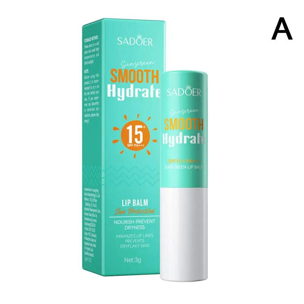 Hyaluronic Acid Lip Balm SPF 15 - Moisturizing Lip Care by Tidesmit Lip Care green CN Tidesmit