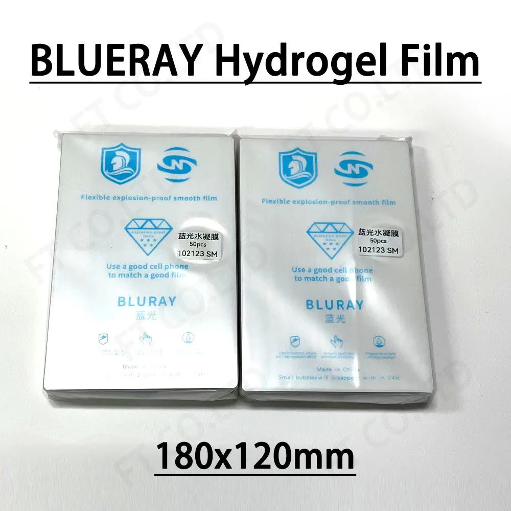 50Pcs Protector Hydrogel Film Airbag Bulletproof Moible Phone HD Privacy Matte UVRAY TPU Sheet for Auto Cutter Plotter Machine
