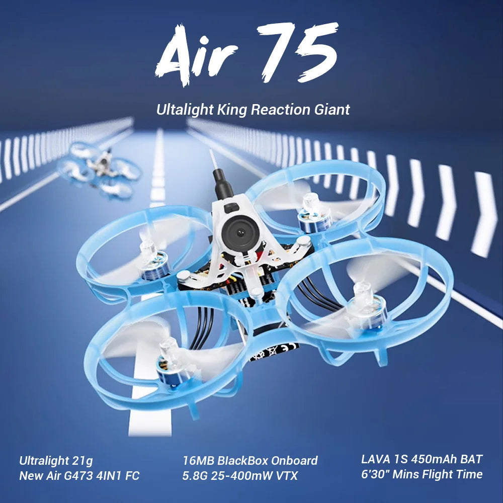 BETAFPV Air75 Brushless Whoop Drone | ELRS 2.4G High-Performance FPV Tidesmit