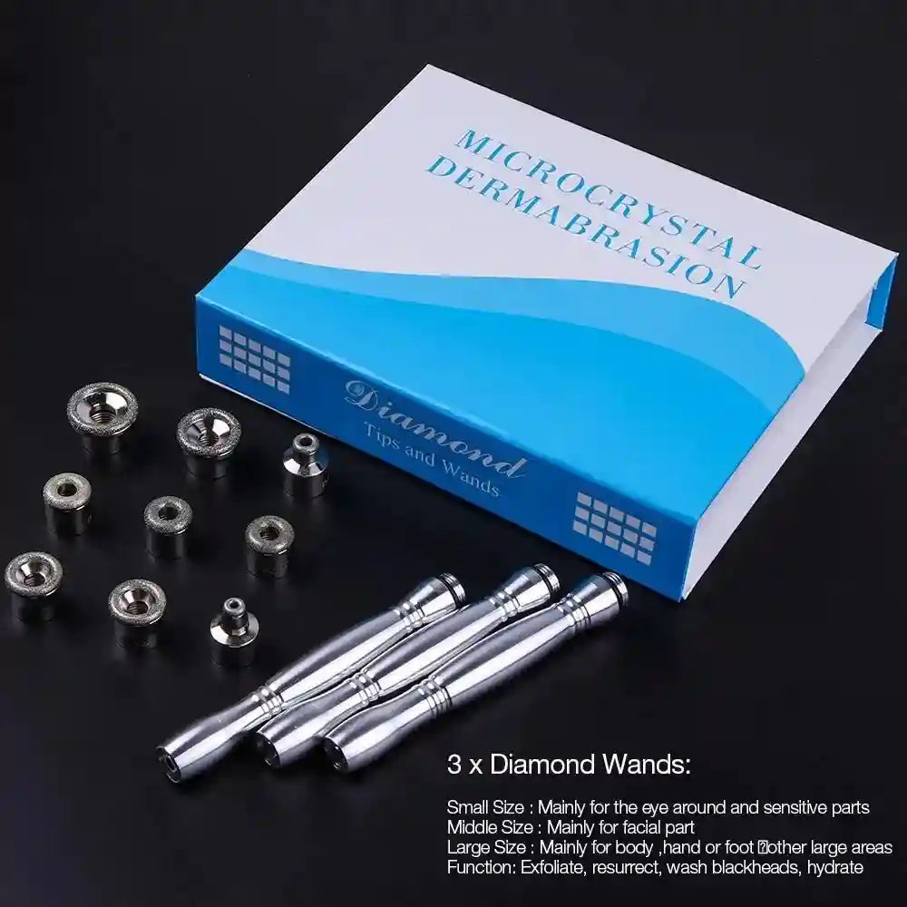 Diamond Microdermabrasion Machine: Professional Facial Exfoliation Tool Eye Massage Instrument Tidesmit