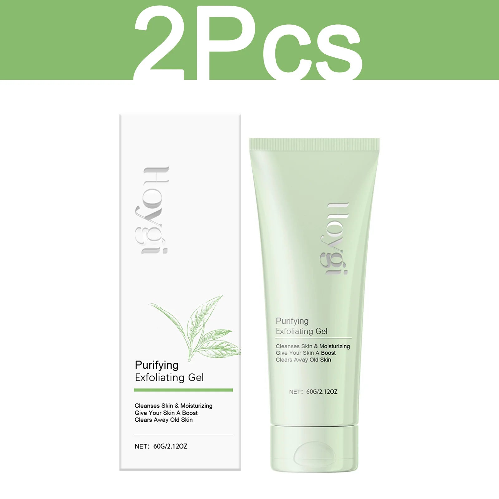 Exfoliating Gel for Pores - Professional Blackhead Removal Scrub Scrubs Treatments 2 Pcs Tidesmit