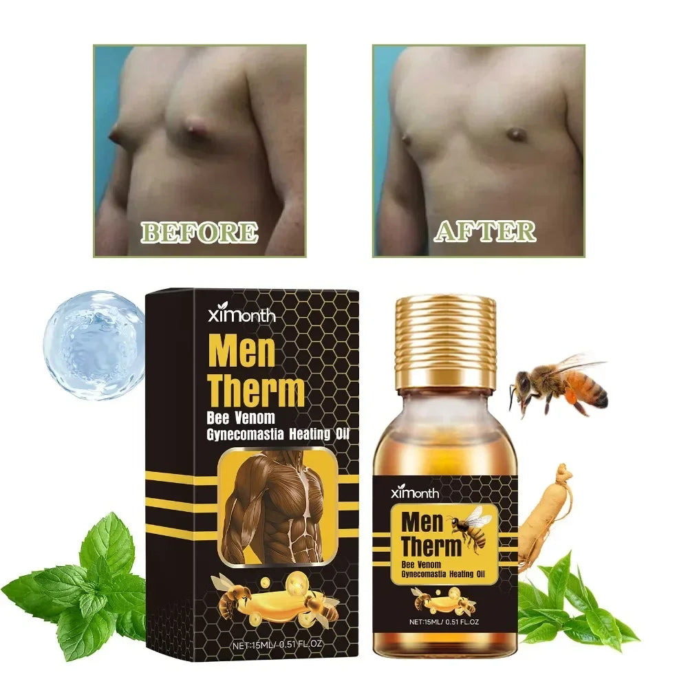 Men's Breast Tightening Serum | Firming Muscle Contour Essence Permanent Makeup Machines Tidesmit