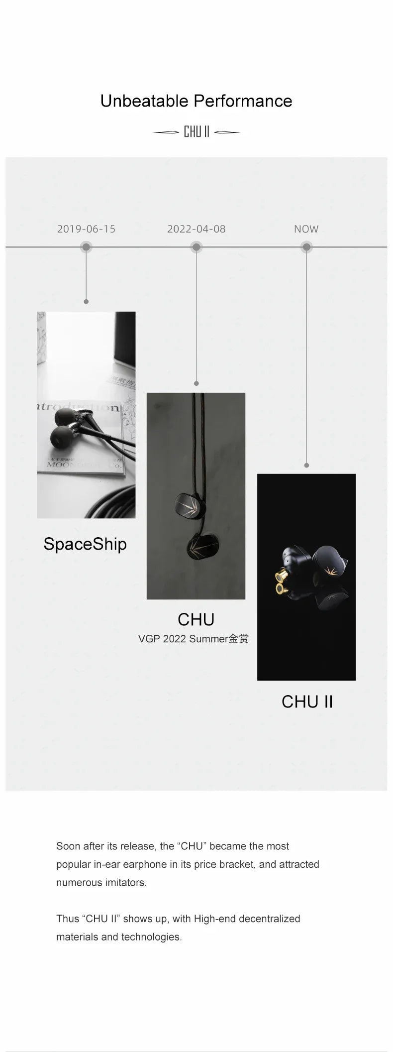 Moondrop Chu II Wired In-Ear Monitors with Dynamic Driver - Tidesmit Tidesmit