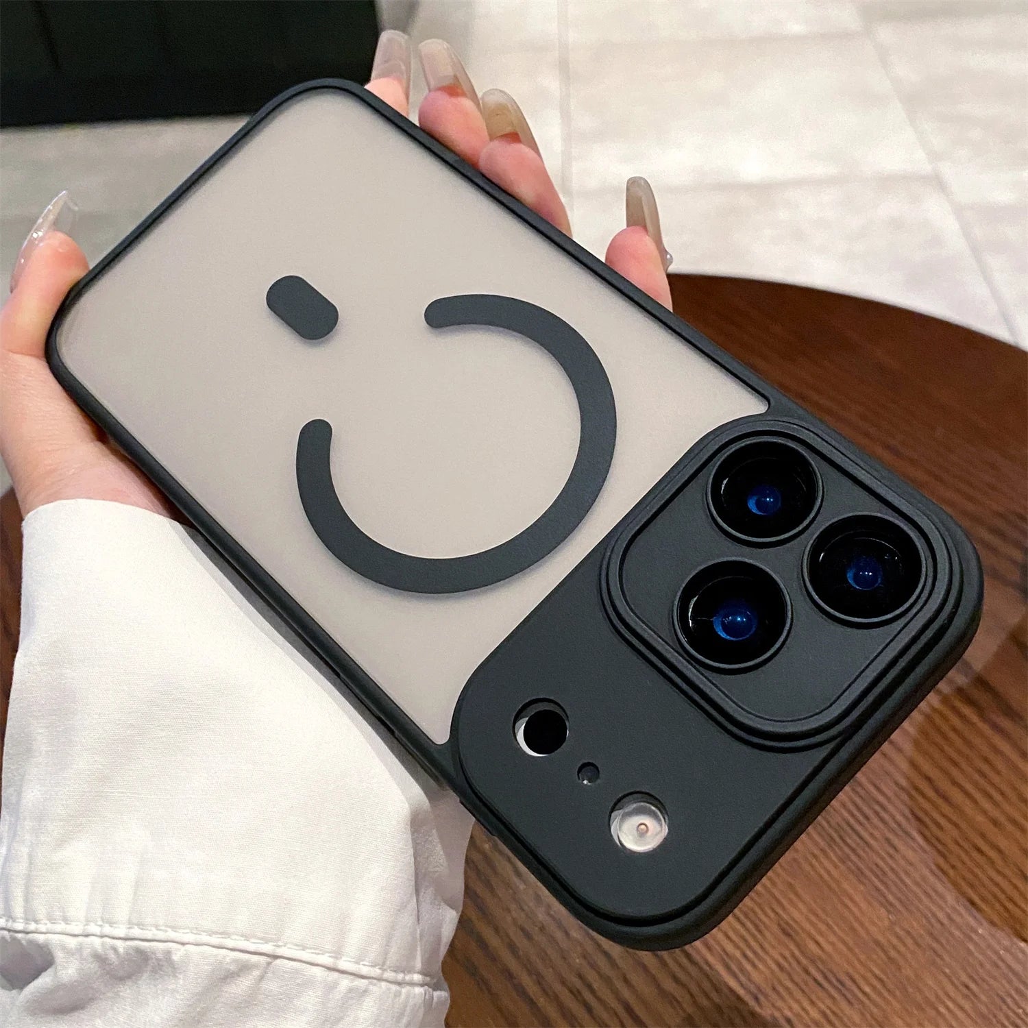 iPhone 17 Pro MagSafe Case with Lens Protector - Black | Tidesmit Black Tidesmit