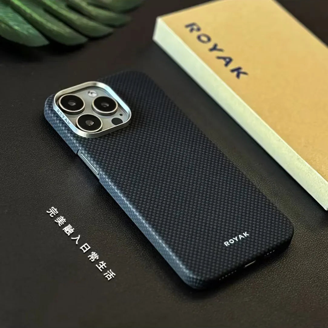 iPhone 16 Pro Max Carbon Fiber Case | Military-Grade Slim Protection black China Mainland Tidesmit