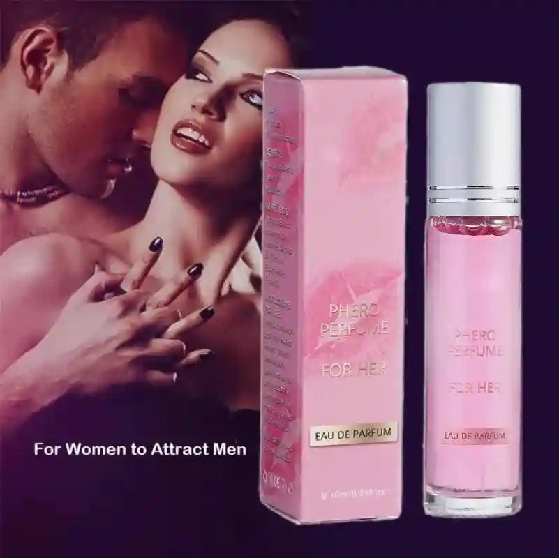 Phero Perfume For Her Eau de Parfum: long-lasting pheromone fragrance oil in a slim roll-on bottle for women.