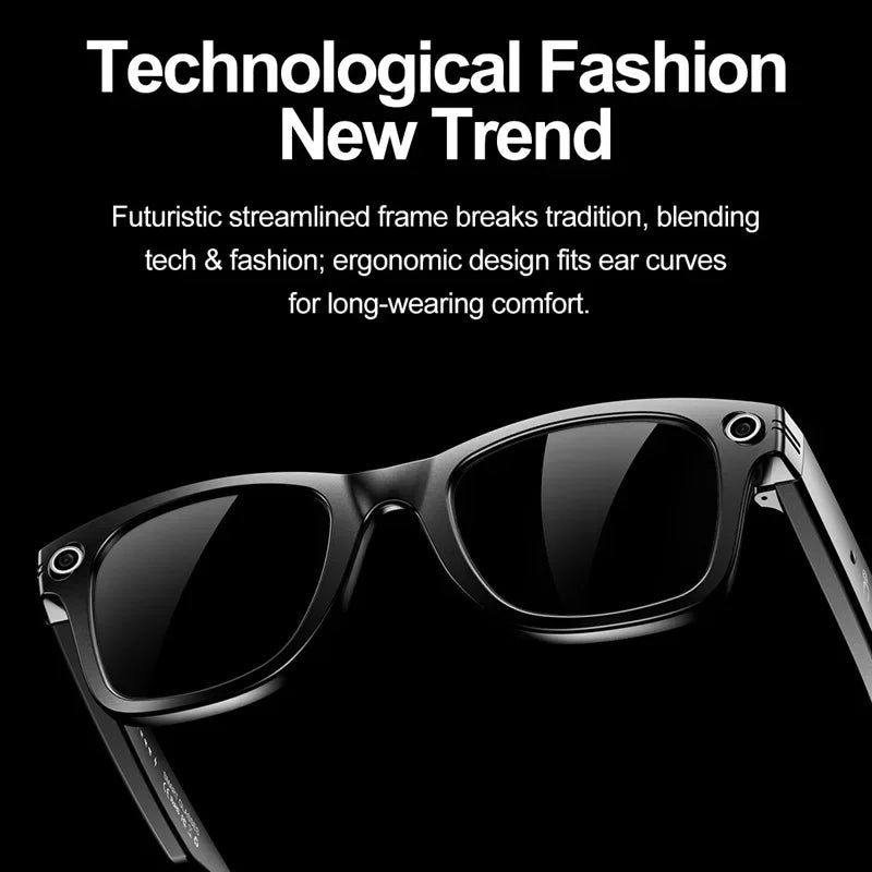 Tidesmit Smart Audio Glasses with AI Camera and Spatial Bluetooth Connectivity Tidesmit