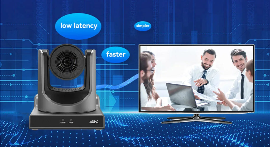 Runpu 4K60FPS NDI Camera POE 12X 20X Zoom AI Tracking PTZ Camera SDI HDMI USB POE IP Conference Camera for Church Live Streaming
