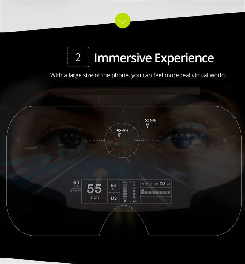 VR Headset for Smartphone – Immersive 3D Virtual Reality Smart Glasses Tidesmit