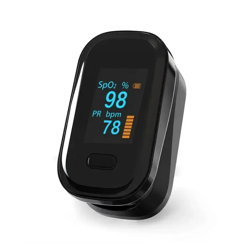 Finger Pulse Oximeter Medical Portable Blood Oxygen Oxymetre Heart Rate Saturation Meter OLED Oximetro De Dedo