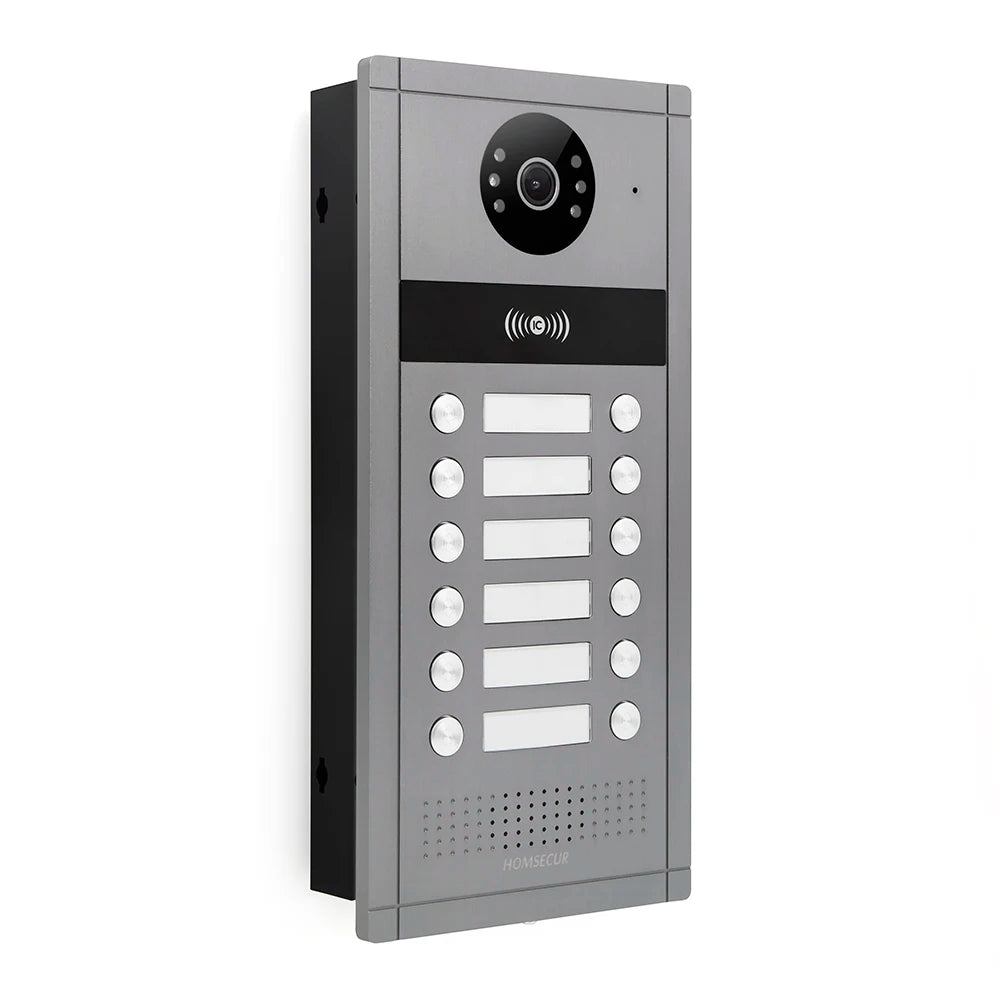 HOMSECUR XC114F-12 Doorbell Camera RFID Access For Video Doorphone Call Intercom 12 Families