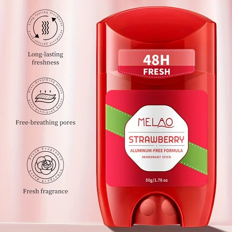 Tidesmit Lavender and Strawberry 50g deodorant stick set, providing 48-hour moisturizing freshness for daily use.