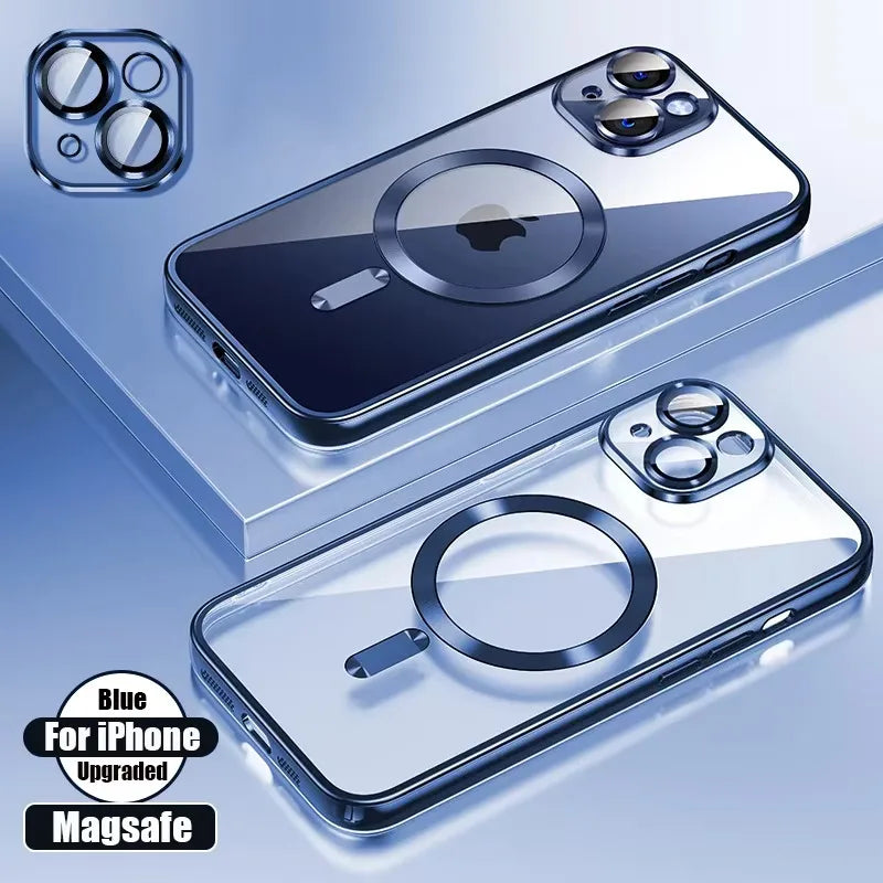 Magnetic iPhone 16 Case with Lens Protection - Slim Shock-Absorbing Cover Tidesmit