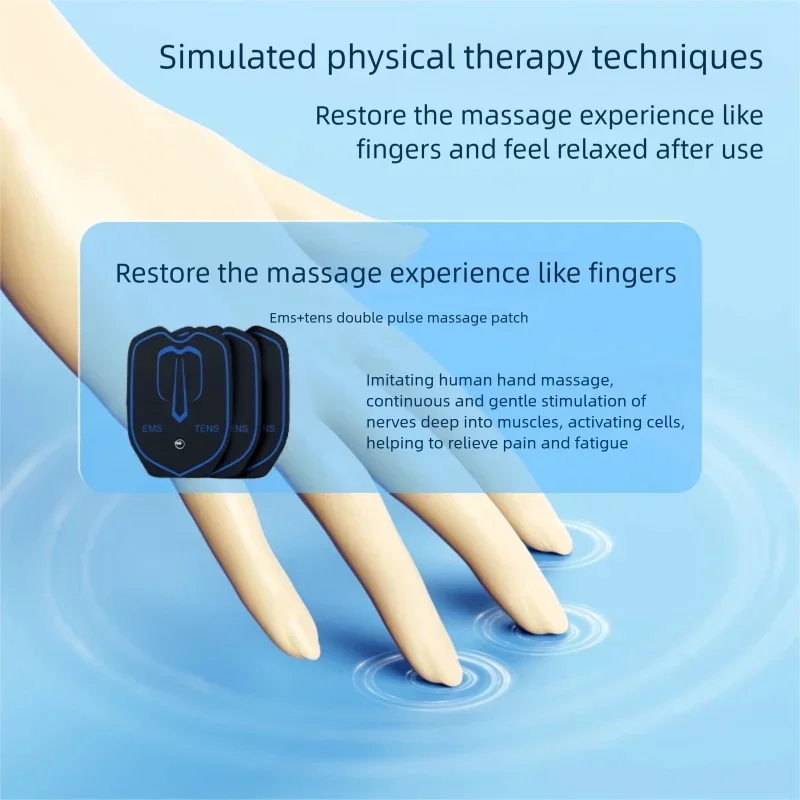 Tidesmit Electric EMS Muscle Stimulator - Rechargeable Deep Tissue Massager Massage Chairs Tidesmit