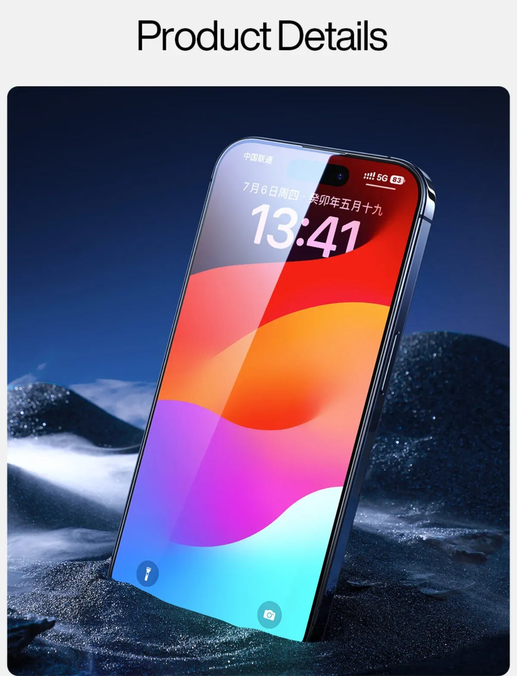 iPhone 17 Screen Protector, 9H Hardness Tempered Glass by Tidesmit Tidesmit