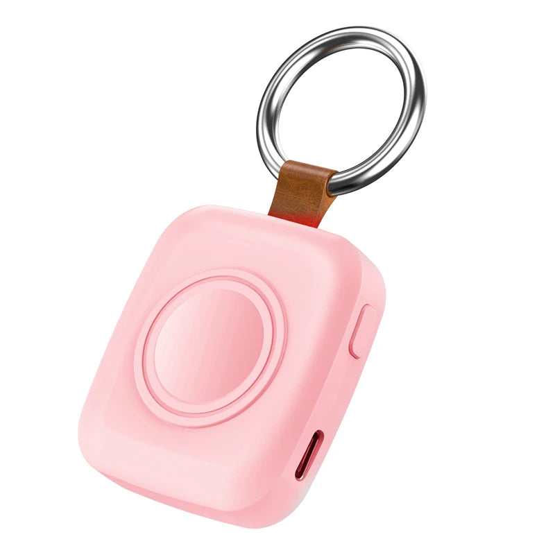 Portable Magnetic Watch Charger for Apple & Samsung Fast Charging Pink For Samsung Tidesmit