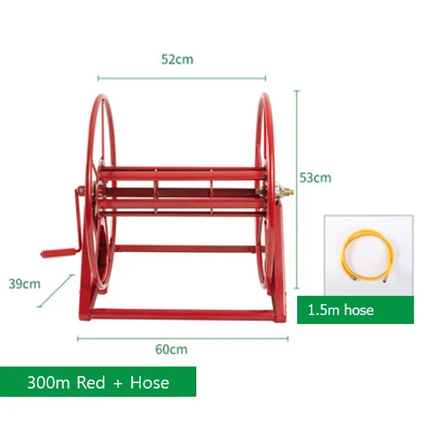 Agricultural Hose Reel / High Pressure Pesticide Sprayer Hose Winding Cart Garden Tools