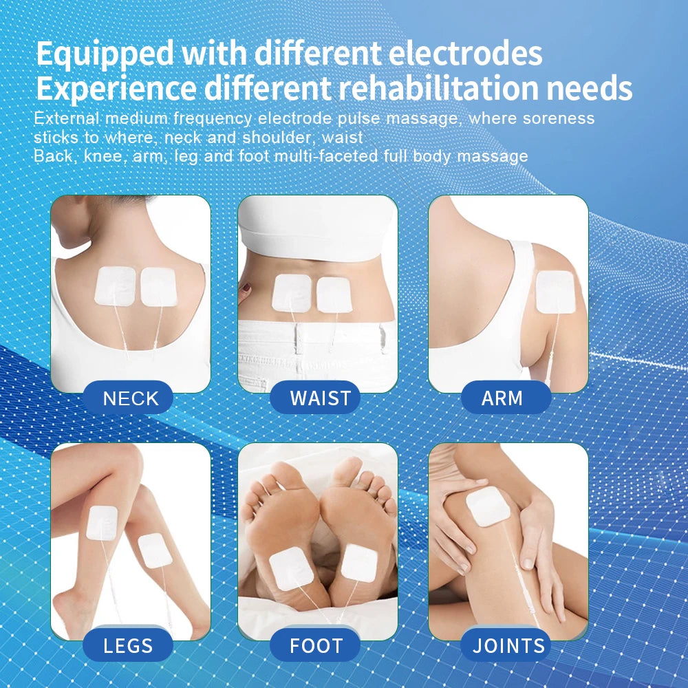 Electric Muscle Stimulator & TENS Pulse Massager - Tidesmit Body Shaping Massage Equipment Tidesmit