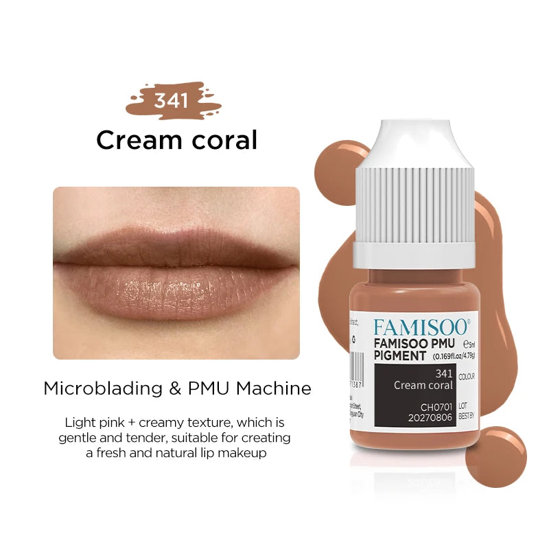 Lip Tattoo Ink – Long Lasting Microblading Pigment 5ml | Tidesmit Permanent Makeup Machines Tidesmit