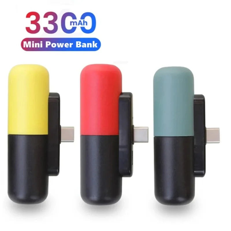 Mini Portable Charger 3000mAh for iPhone and Android - Fast Charging Tidesmit