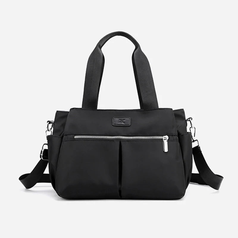 Minimalist Canvas Women Handbag Simple Solid Color Top Handle Satchel Bag Portable Shoulder Bag For Teen Girls Casual Daily Outf