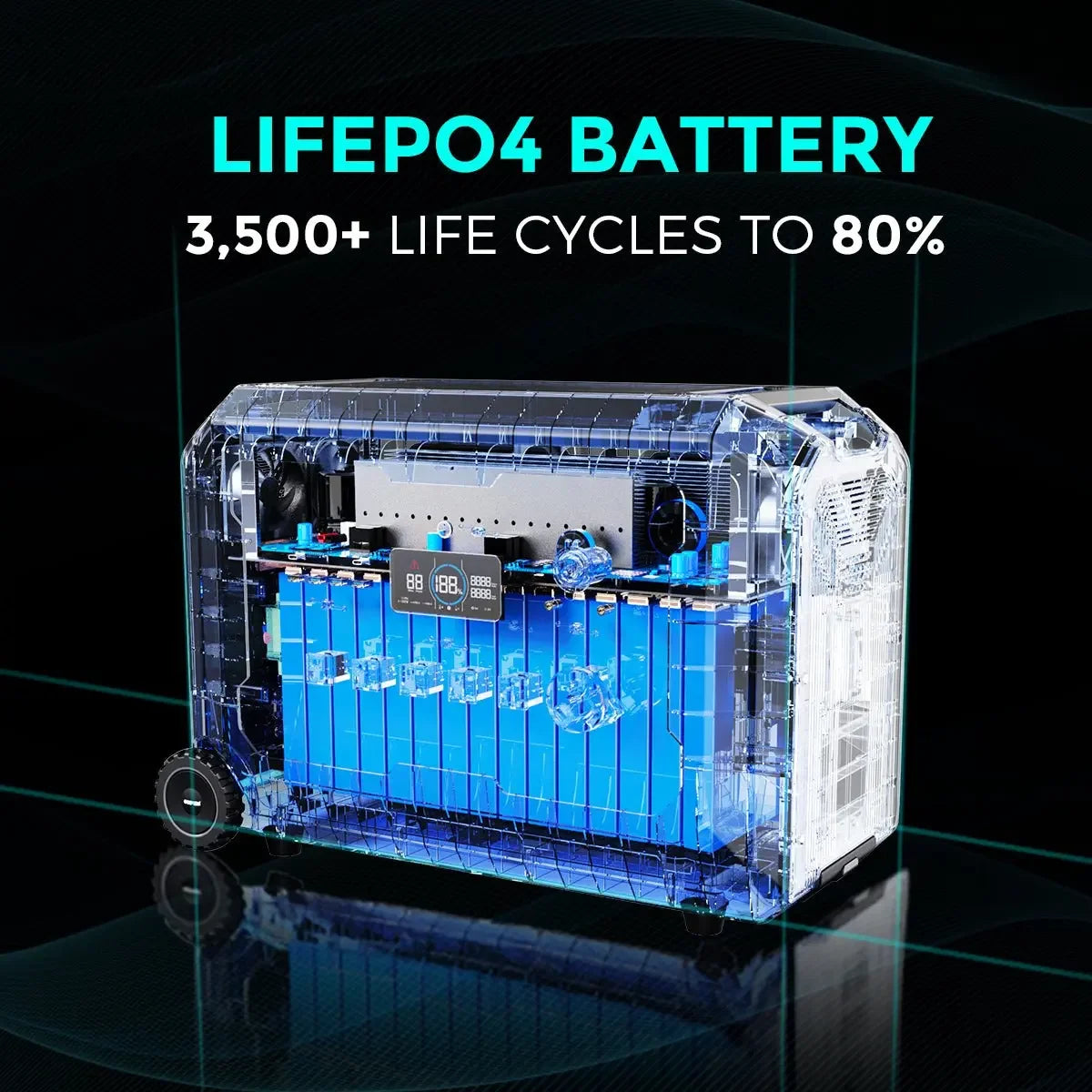 Home Storage Power Station Solar Generator Energy System Portable 5000w Charging Station