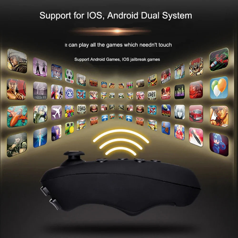 VR Headset for Smartphones | 3D Immersive Smart Glasses with Remote Options Tidesmit