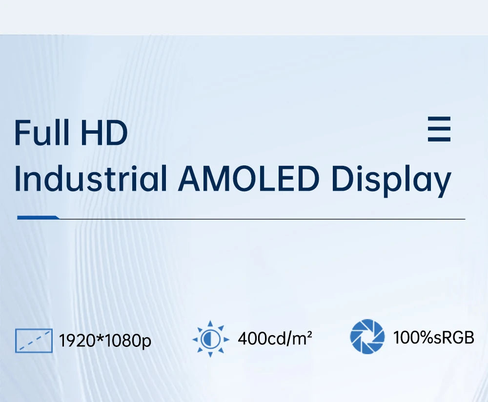 13.3'' FHD OLED Medical Portable Monitor Touchscreen VESA Mount AMOLED Extended Display for Clinic Hospital Diagnostic Devices