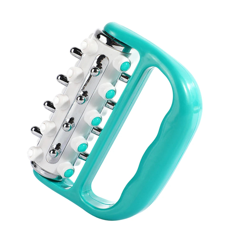 Handheld Cellulite Massager with 360° Rotating Roller - Green Back Massage Instrument green Tidesmit