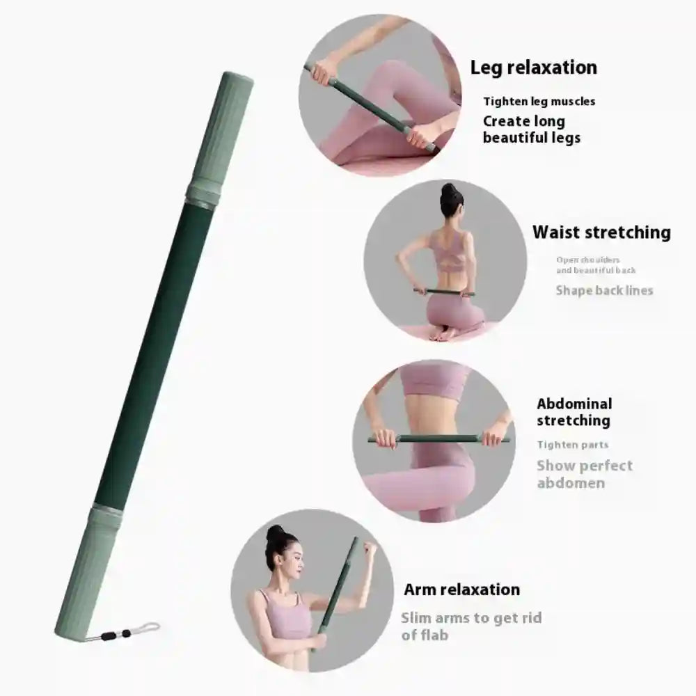 Yoga Fascia Stick 57cm Massage Roller for Deep Tissue Muscle Recovery Massage Roller Tidesmit
