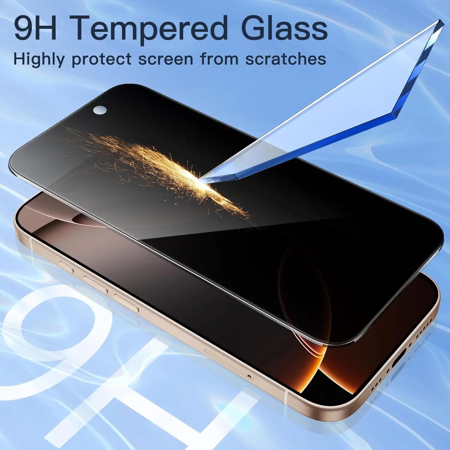 1/3/5 PCS Anti Spy Tempered Glass Privacy Screen Protector iPhone 16 Front Film iPhone 15 14 Plus verre trempe iphone 17 16e 14 13 12 11 Privacy Film AE Tidesmit