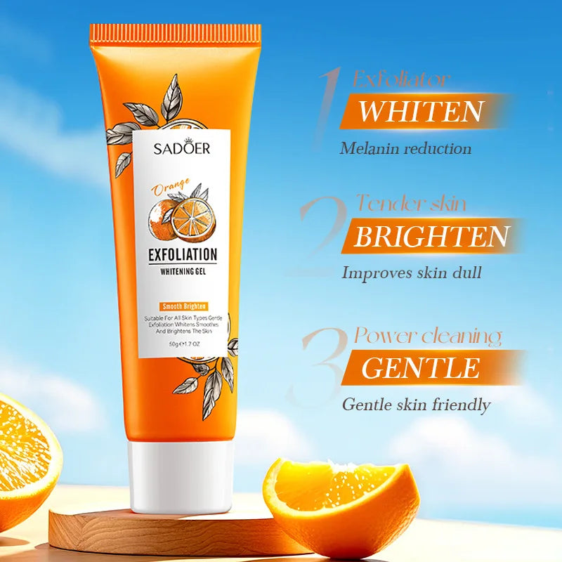 Orange Exfoliating Peeling Gel | Brightening Face Scrub | 50g Tidesmit Scrubs Treatments Tidesmit