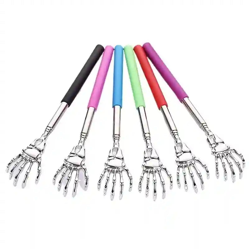 Extendable Stainless Steel Back Scratcher - Durable Manual Massager Massage Roller Tidesmit