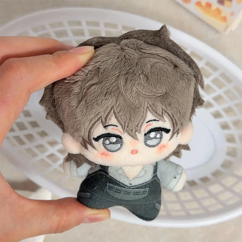 10cm Kawaii Game Anime The Little Mushroom Character An Zhe Lu Feng Stuffed Plush Toy Figure Keychain Doll Pendant Birthday Gift