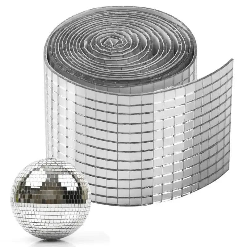 Creative Waterproof Self-adhesive Mosaic Stereo Acrylic Wall Sticker Tile Disco Stickers Mirror Crafts DIY Disco Ball