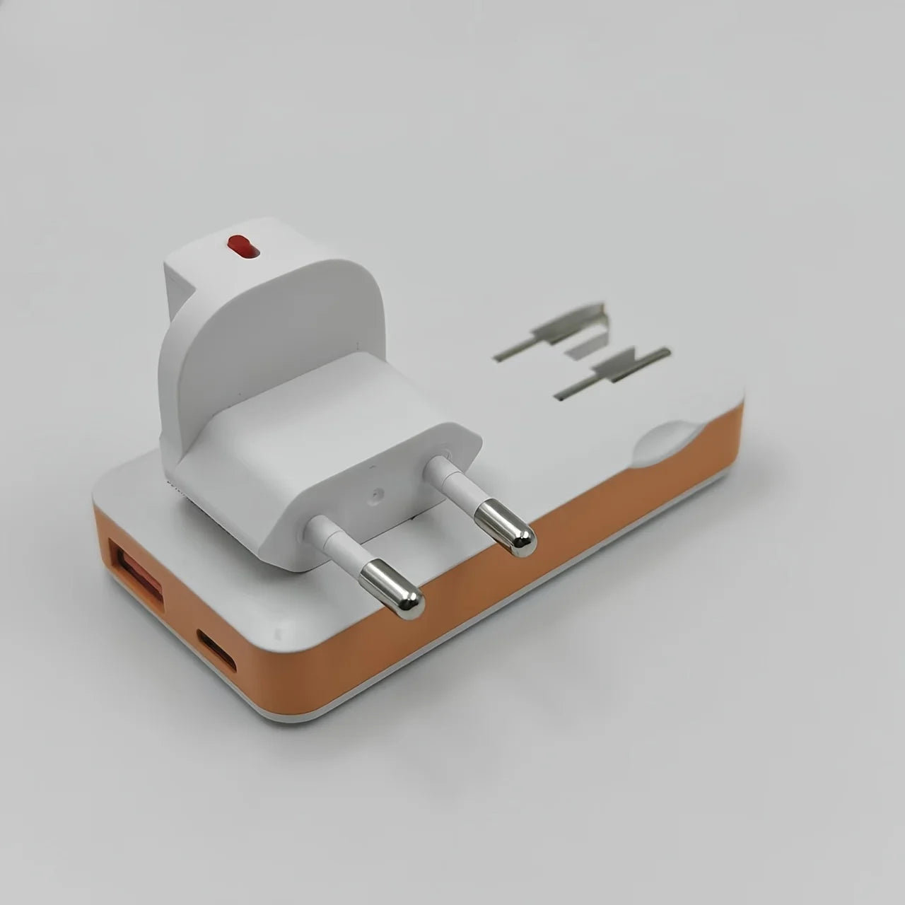 65W GaN USB-C Dual Port Laptop Charger - Compact Folding Travel Adapter Tidesmit