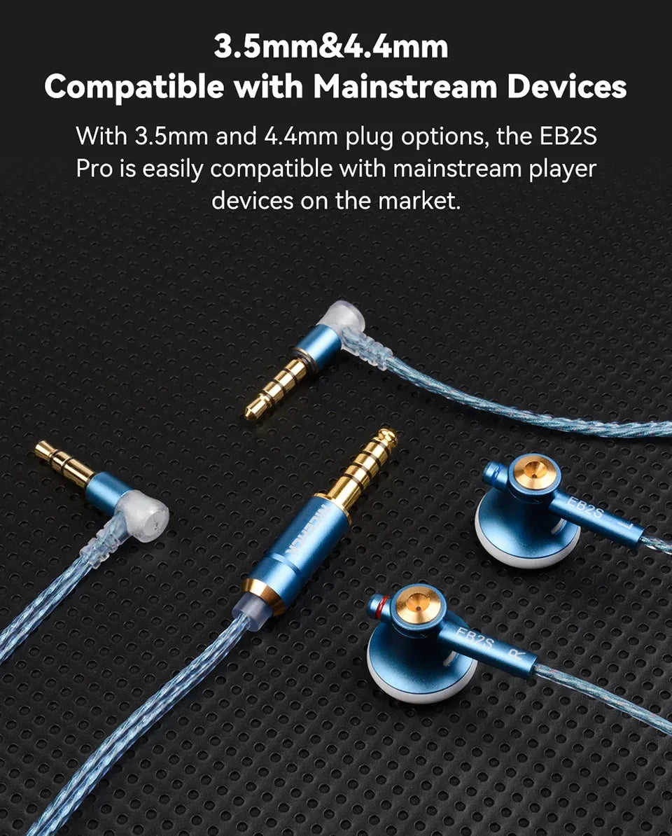 15.4mm LCP Diaphragm Wired Earphones by Tidesmit - High-Fidelity Audio Tidesmit