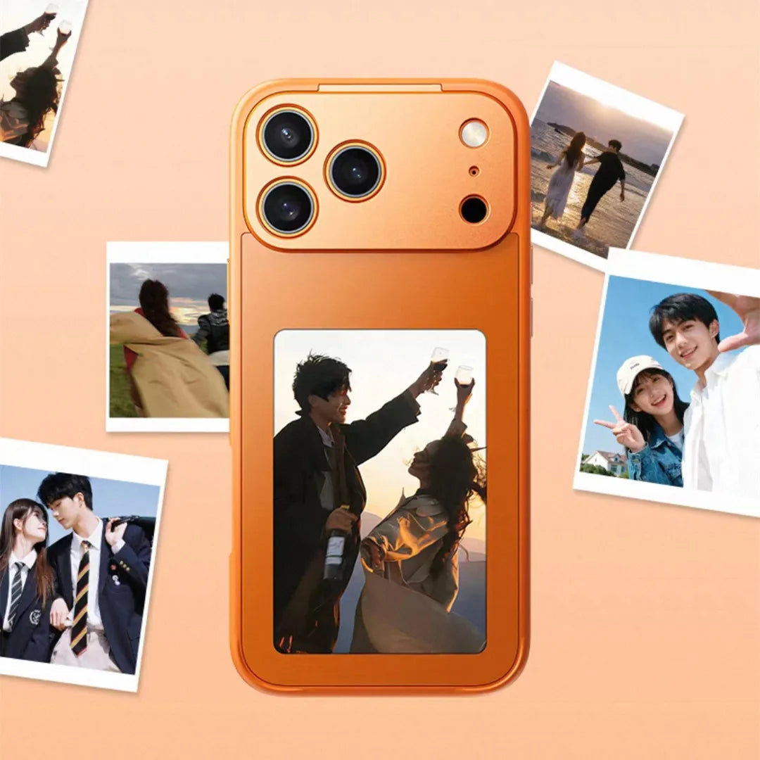 NFC E-Ink Phone Case for iPhone 17 Pro Max with Shock-Absorbing Frame Tidesmit
