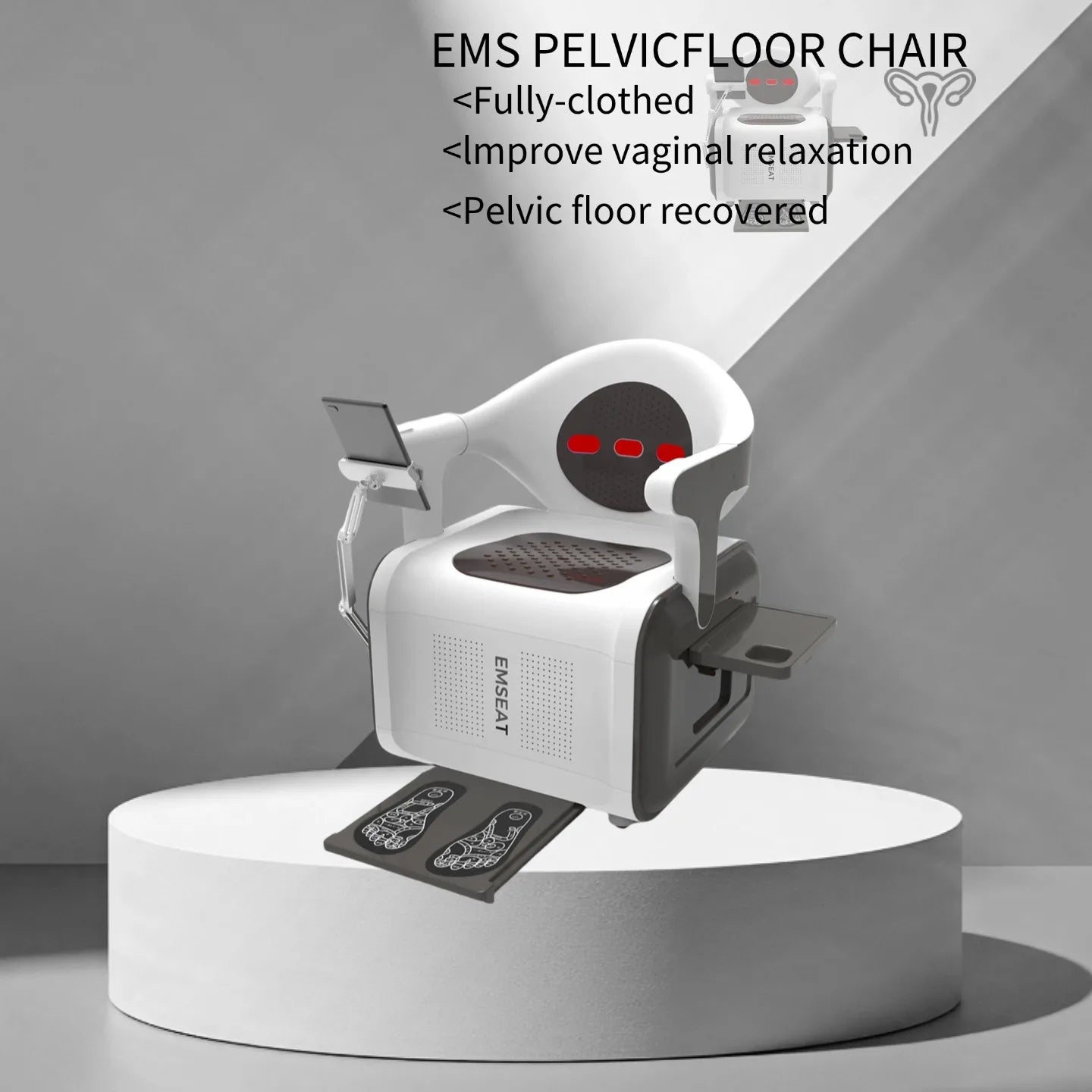 Pelvic Floor Muscle Trainer EMS Strengthening Chair - Tidesmit EU Body Shaping Massage Equipment Tidesmit