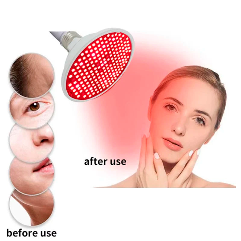 2023 620nm 660nm 850nm E27 Red led plant grow lamp bulb Anti Aging Deep Light IR Infrared Phototherap for Body Skin Pain