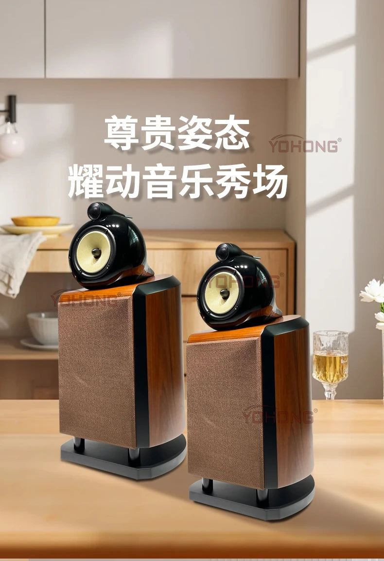 YOHONG GYH8 Nautilus three-minute frequency 8-inch bass fever HiFi high fidelity M3 high-end bookcase for home use
