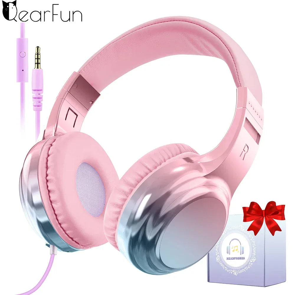 Tidesmit Kids Wired Headphones with Volume Limit and Built-in Mic Tidesmit